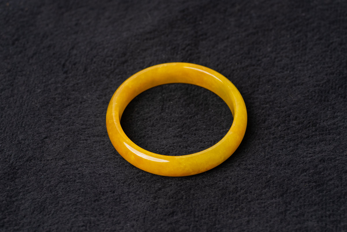 Orange Jade Bangle