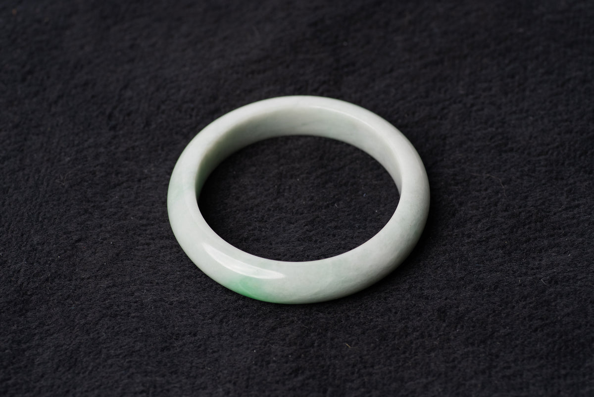 A-Grade White Jade Bangle