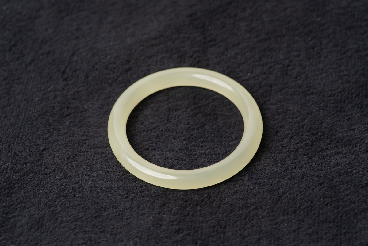 Yellow Jade Bangle