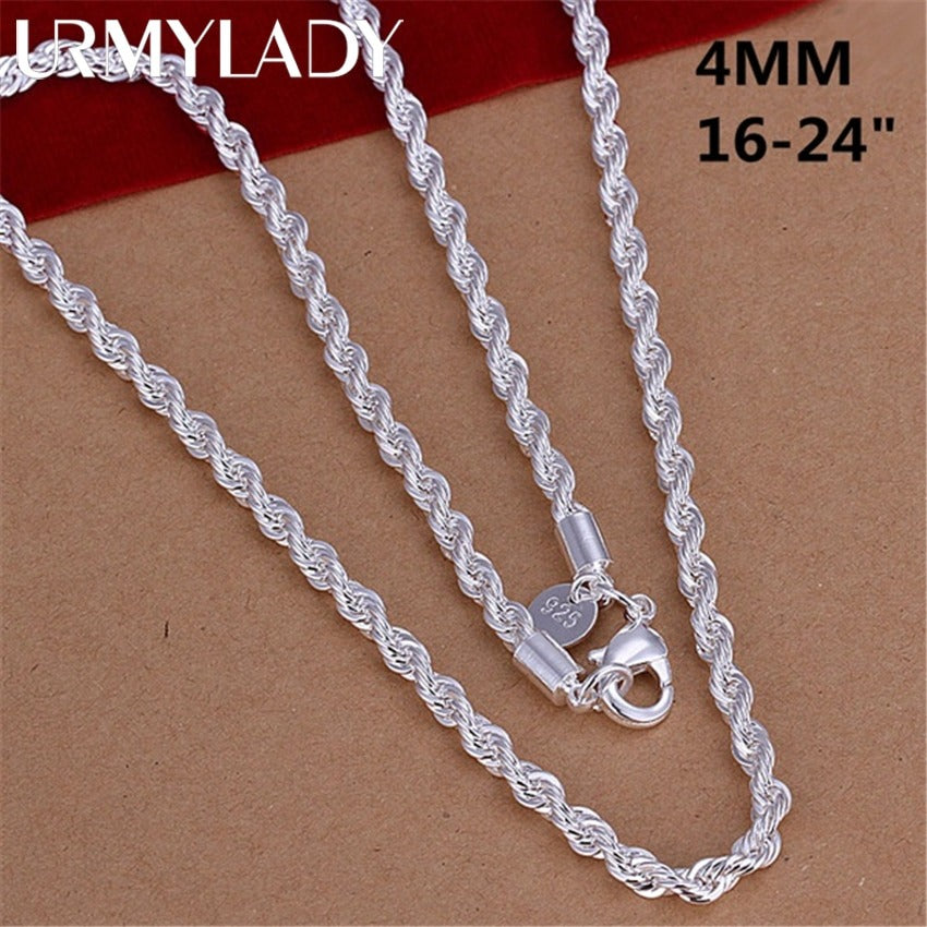 Mens and women's bracelet and necklace set