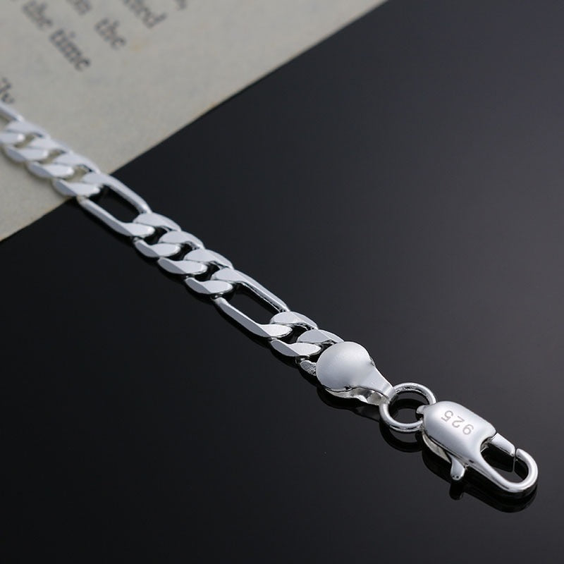 Mens and women figaro 4mm bracelet