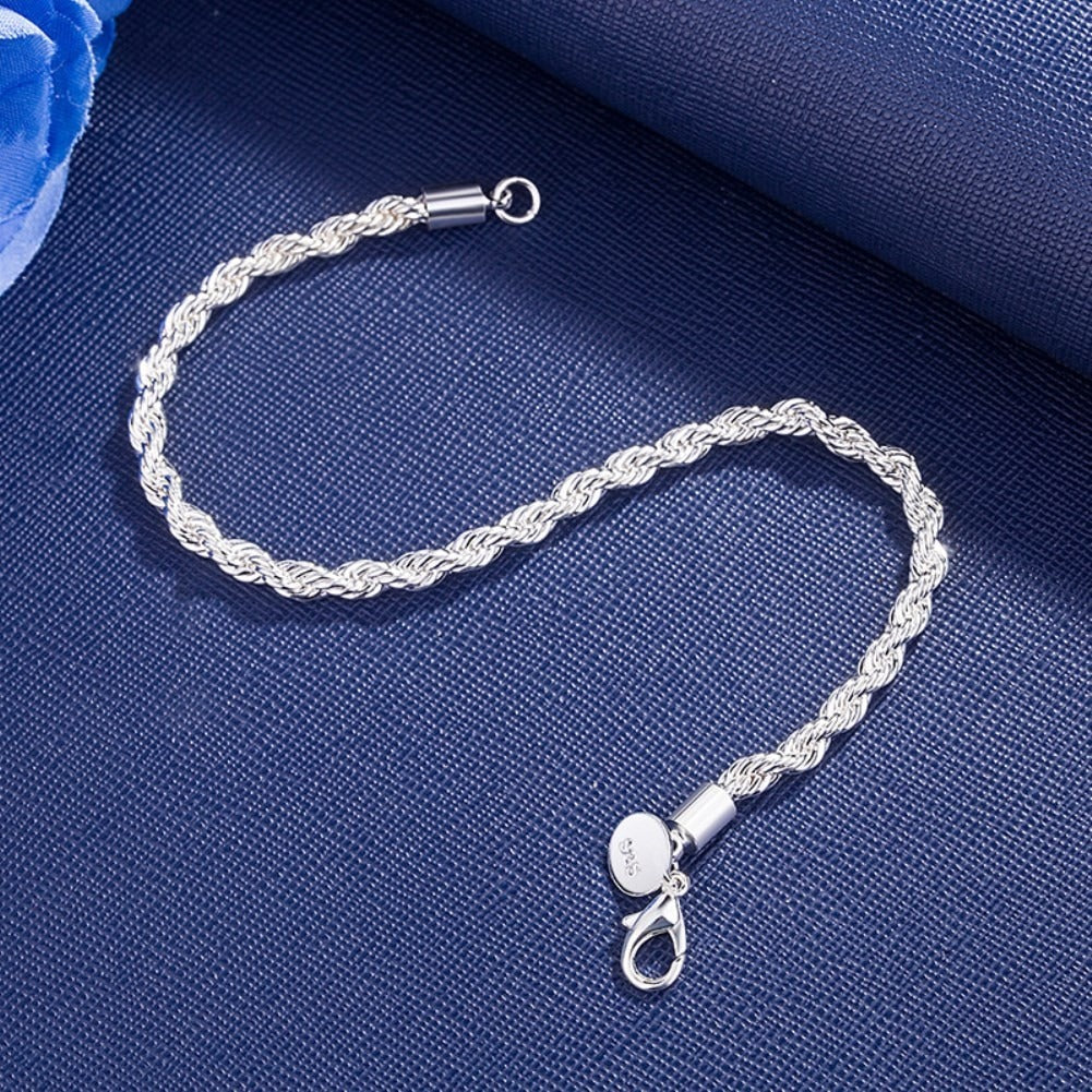 Mens and women twist rope