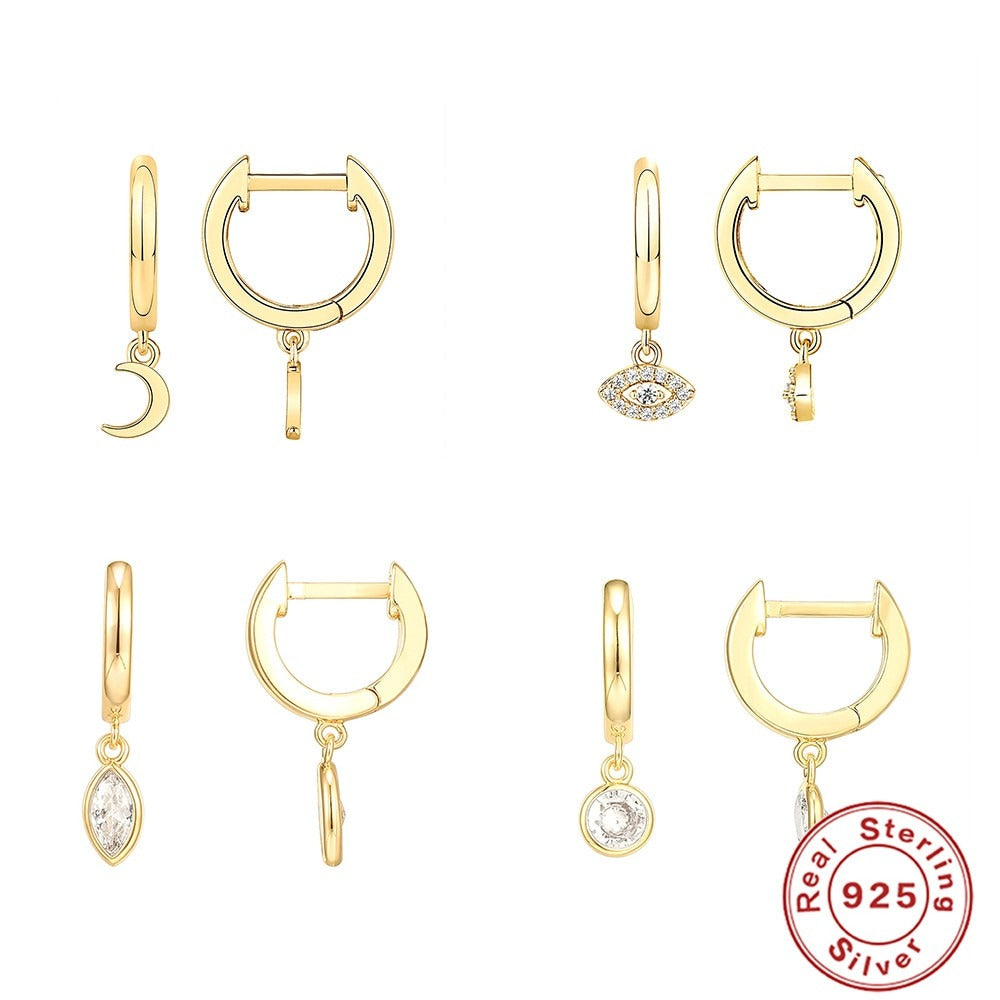 Women hoop earring
