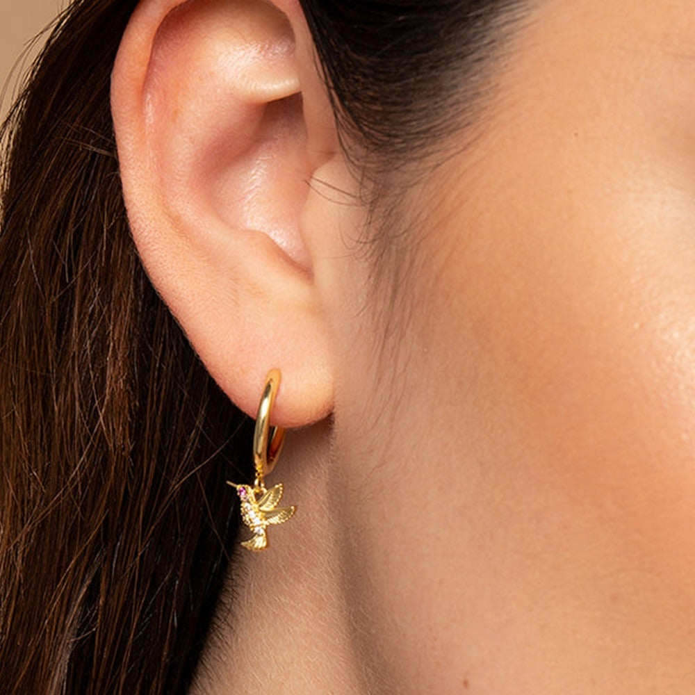 Women hoop earrings