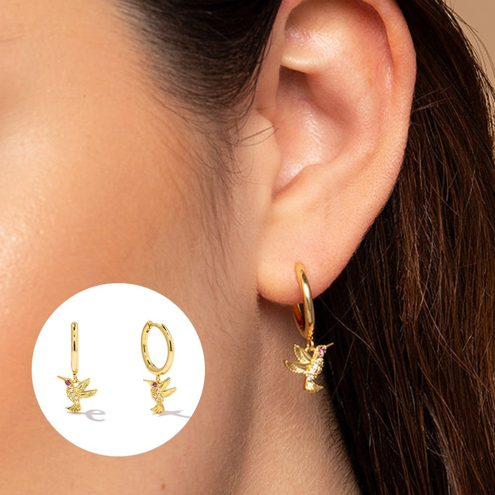 Women hoop earrings