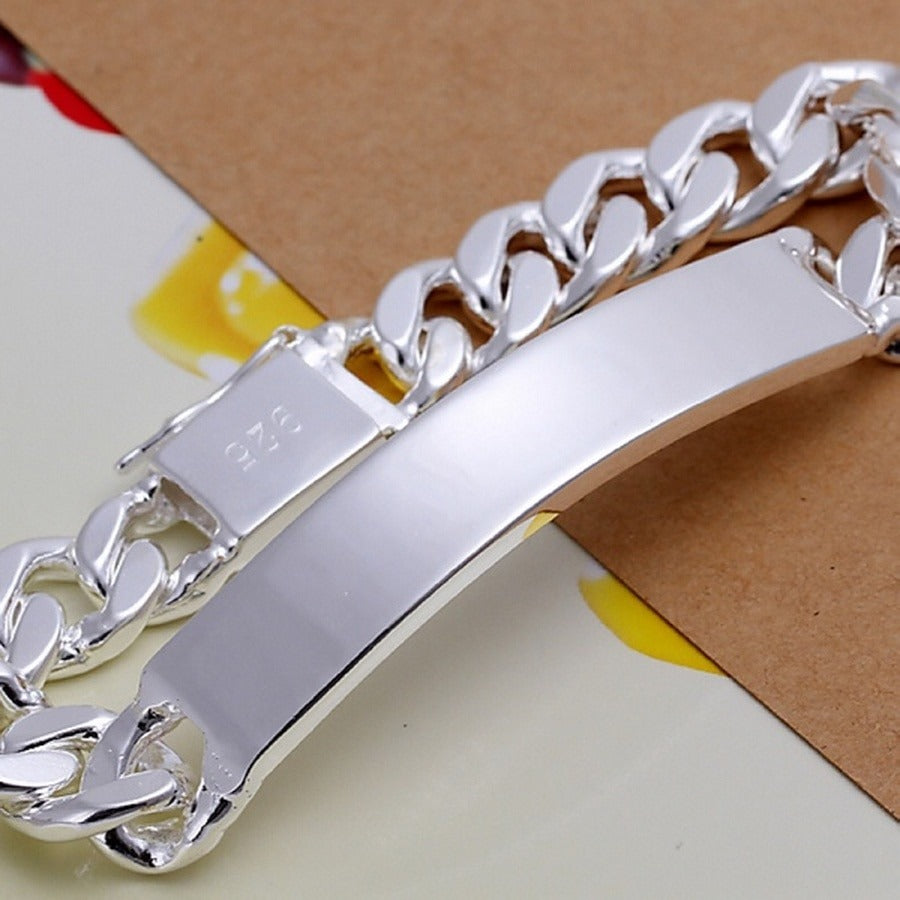Mens and women's thick bracelet