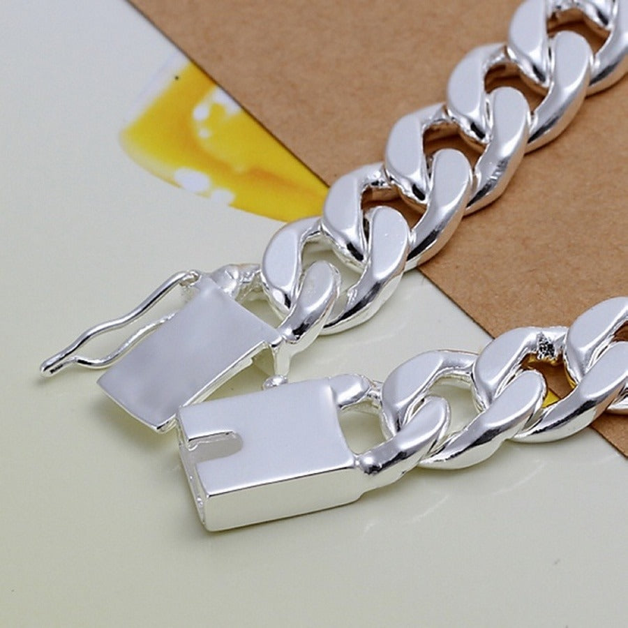 Mens and women's thick bracelet