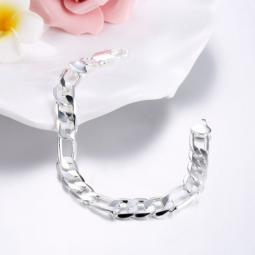 Mens and women figaro 7mm bracelet