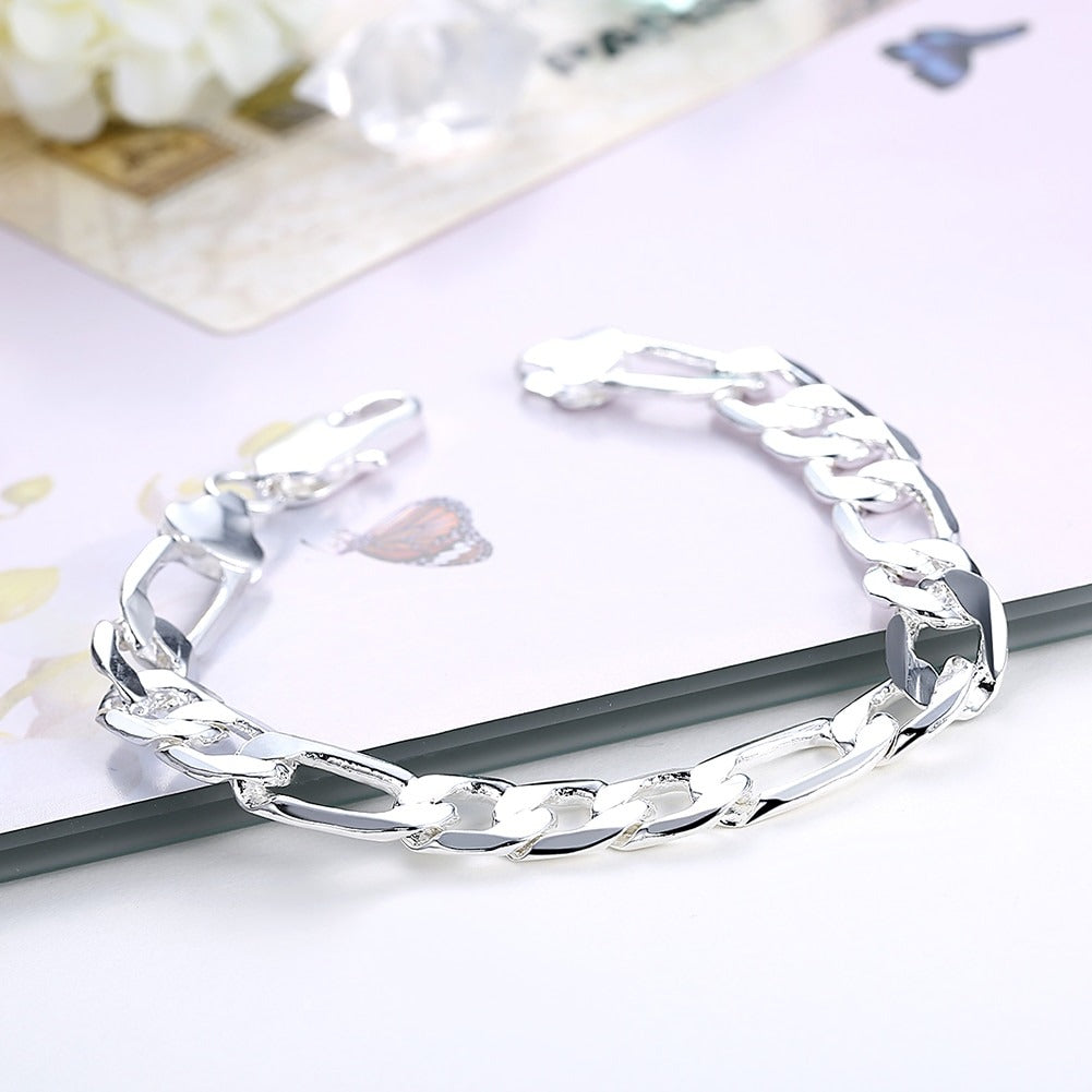 Mens and women figaro 7mm bracelet