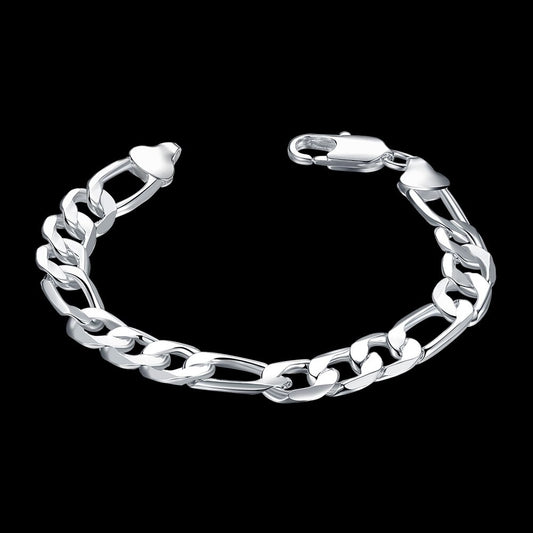 Mens and women figaro 7mm bracelet