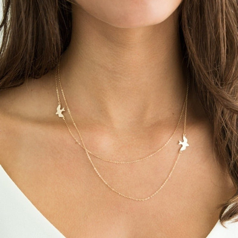 Choker gold type1-two doves